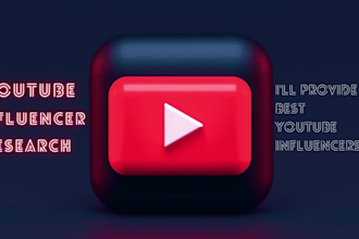 search best instagram, youtube, tiktok influencers for you
