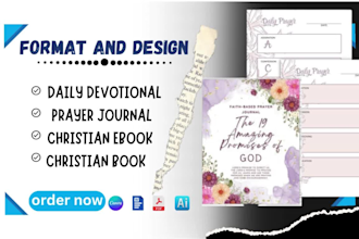 ghostwrite christian book format daily devotional prayer journal amazon upload