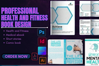 design lead magnet medical health and fitness ebook, work out plan, gym book