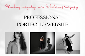 build your photography website portfolio and wedding website with online booking