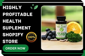 design supplements nutraceutical health and fitness vitamins shopify store