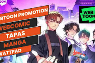 promote your webtoon, webcomic promotion, comic, tapas, manga, voyceme