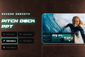 design a powerful and engaging pitch deck PPT