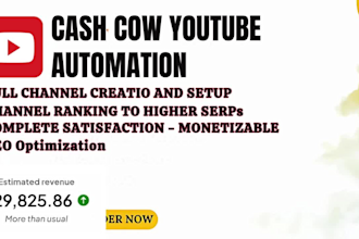 create finance, crypto, motivation videos for automated cash cow youtube channel