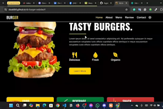 create front end website for you