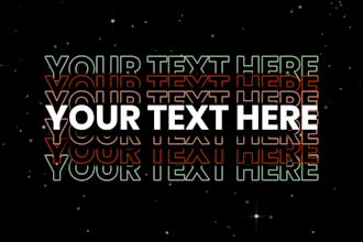 make a sparkle effect intro for youtube channel, websites