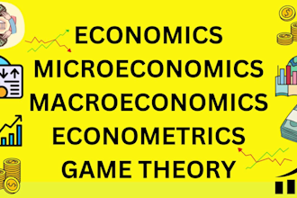 help in economics, microeconomics, macroeconomics, econometrics, game theory