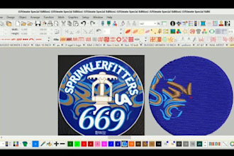 do perfect embroidery digitizing into dst,pes,jef in 1 hour