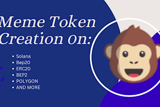 do meme token creation on sol, bep20, blockchain network