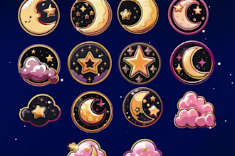 create twitch badges bits discord icons and points