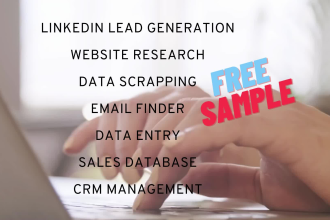 do linkedin lead generation or build b2b sales database