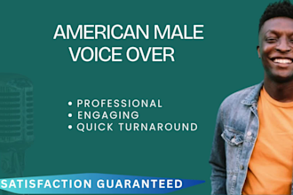 record your professional voice over in american english