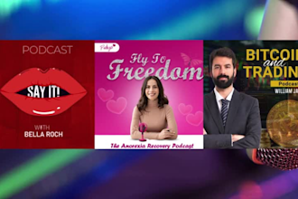design podcast cover and podcast logo