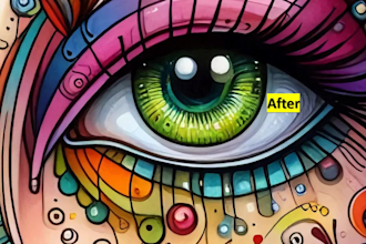 enhance or refine artwork generated by ai
