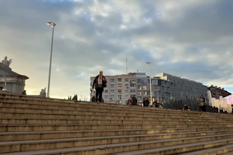 record street or nature walking video of any city in spain