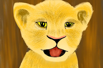 create a digital portrait, illustraion or basic 2d animation
