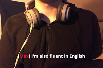 caption your video in english or french
