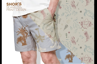 design pattern design for clothing in 1 day
