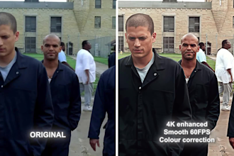 enhance, upscale and improve your video to 4k quality