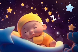 create 40 baby lullaby videos with branded youtube channel