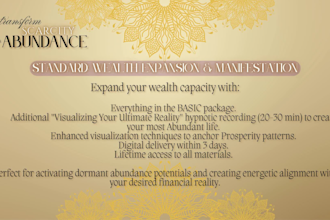 help you unlock prosperity by rewiring both conscious and subconscious blocks