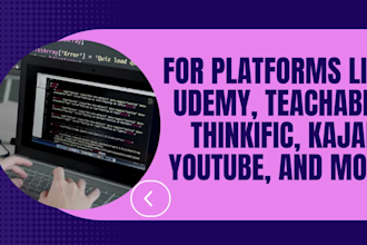 professionally edit your course or tutorial videos for online platforms