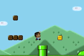make you a super mario game with you as the main character
