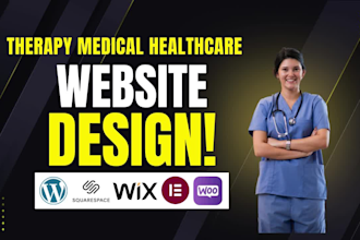therapy medical healthcare clinic life coach website design consulting website