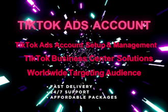 create tiktok ads account tiktok business manager worldwide