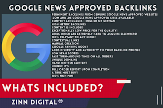 publish google news approved backlinks