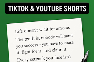 crafting motivational content for tiktok youtube instagram