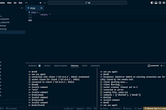 do c cpp java and python socket and networking programming projects in 24hrs