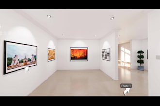create 360 virtual art gallery