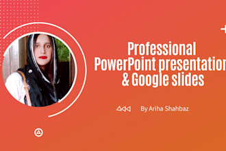design modern, branded business powerpoint presentation and google slides