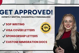 craft heartfelt visa letters, sops that stand out