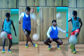 personally train you in freestyle football techniques