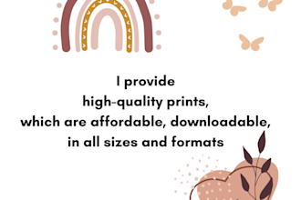 do creative minimalist printable boho wall art