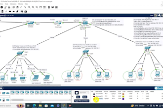 do cisco packet tracer gns3 eveng pnetlab ccna ccnp based project