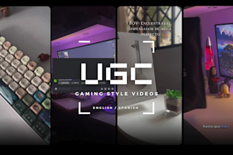 make ugc ad videos for your gaming tech brand or product