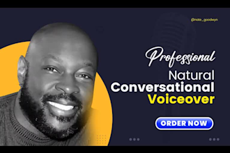 record a deep ,commercial, smooth, deep voice, african american male voice
