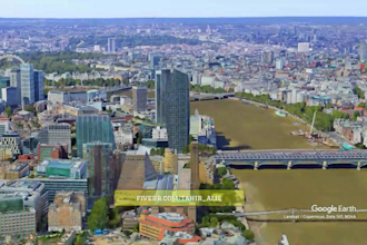 make real estate google earth studio video