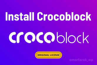 install crocoblock with license on your website