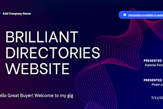 create any type of elegant directory website for you