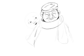 draw cartoon hand drawn couple portrait in a sketch pencil style