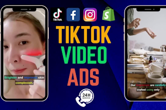 make tiktok ads, video ads,tiktok video ads within 24 hours
