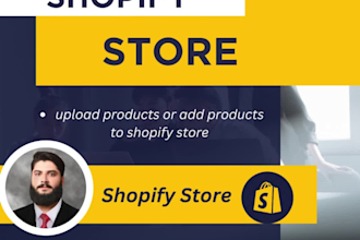 do shopify products listing manually to your shopify store