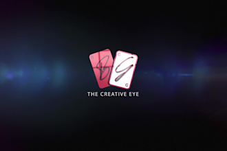 make a technological intro with your logo