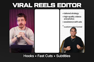 edit viral tiktok and instagram reels with hooks