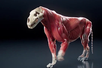 creterealistic 3d animal animation, cgi animal model, 3d animal rigg, vfx animal