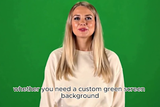 create green screen female spokesperson ugc video ads product review ads